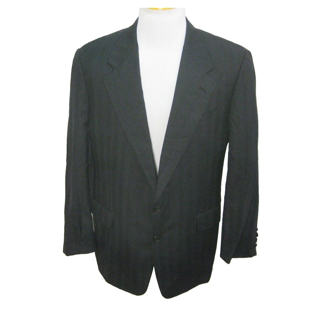 HICKEY-FREEMAN Men's 42R Loro Piana Super 120s Wool Italy Sport Coat Suit Jacket